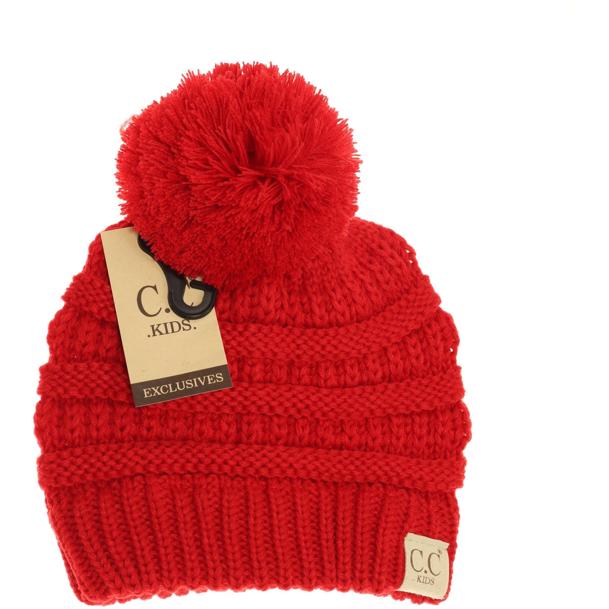 Kids Pom CC Beanies GALLOP 'N GLITZ – Gallop 'n Glitz