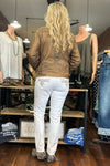 Rock Revival RAANAN White Skinny Jean-Skinny-Rock Revival-Gallop 'n Glitz- Women's Western Wear Boutique, Located in Grants Pass, Oregon