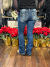 Miss Me Sailor Exposed Button Front Mid Rise Bootcut Jean-Bootcut-Miss Me-Gallop 'n Glitz- Women's Western Wear Boutique, Located in Grants Pass, Oregon