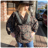 V-Neck Lace Trim Floral Blouse-top-Angie-Gallop 'n Glitz- Women's Western Wear Boutique, Located in Grants Pass, Oregon