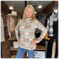 Ampersand DoubleHood Sweatshirt Desert Rose-Hoodie-Ampersand-Gallop 'n Glitz- Women's Western Wear Boutique, Located in Grants Pass, Oregon
