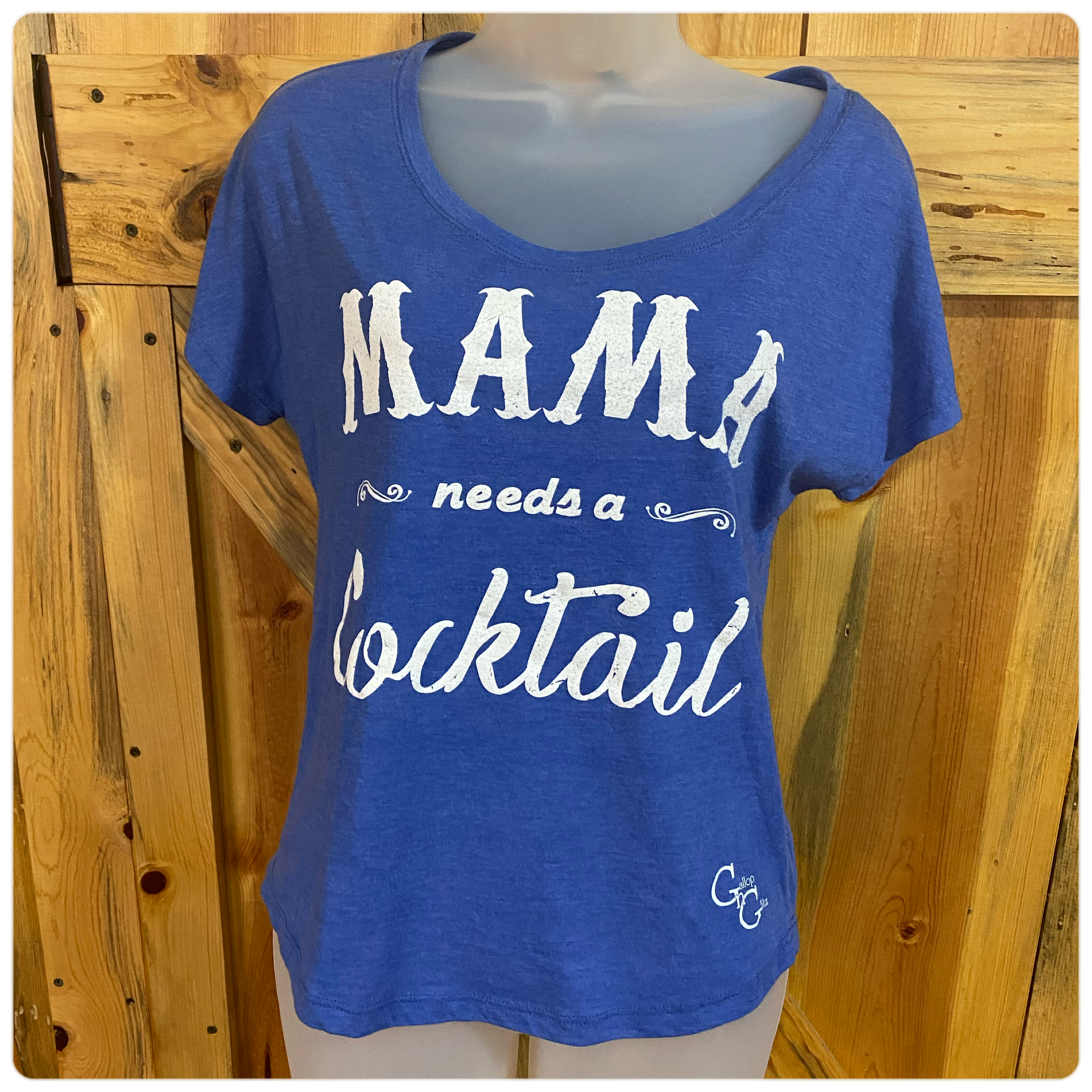 Mama Needs A Cocktail Tee-Graphic Tee-Gallop 'n Glitz-Gallop 'n Glitz- Women's Western Wear Boutique, Located in Grants Pass, Oregon
